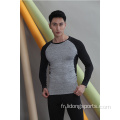 Men de femme en gros Men de fitness Wear Wintre Sport Shirt